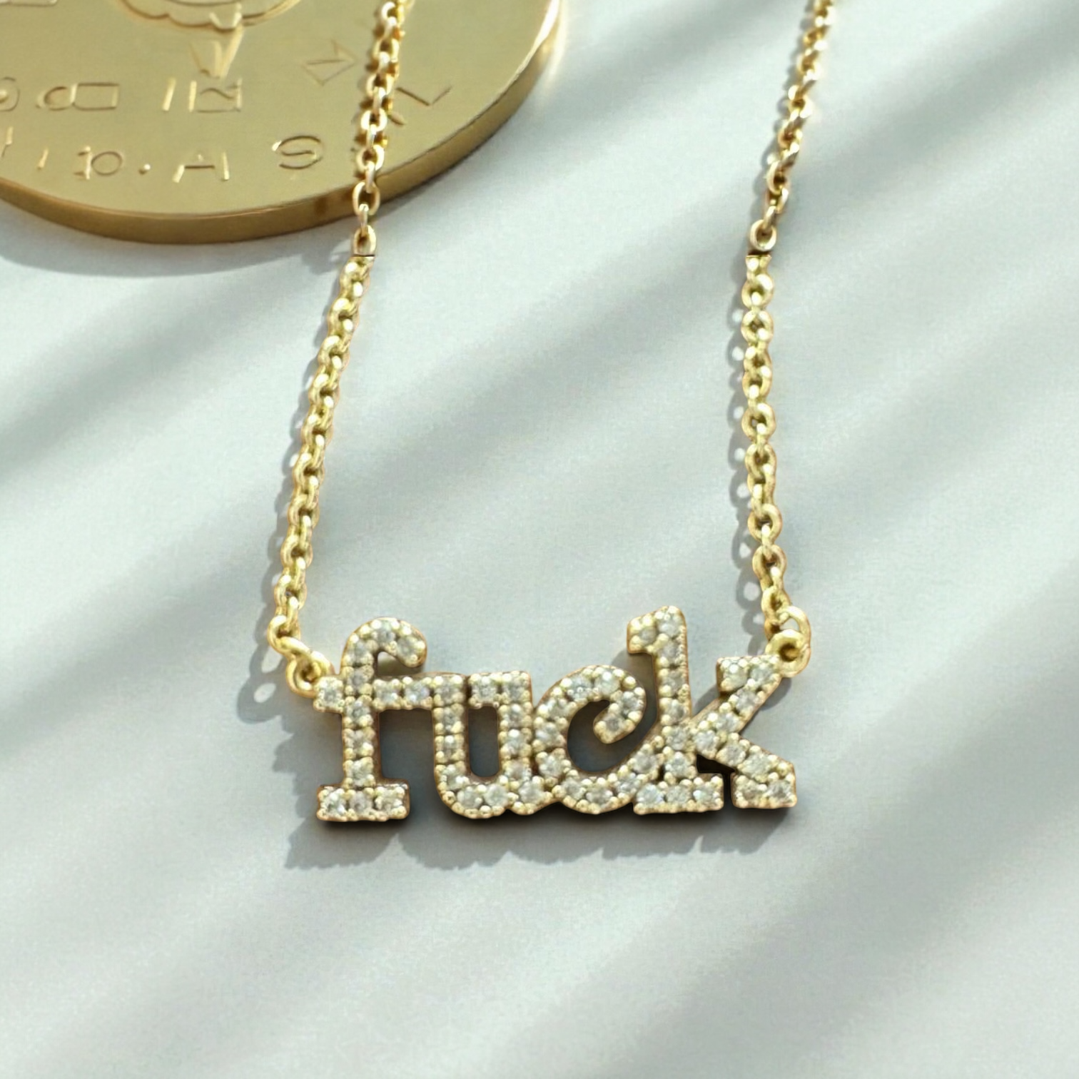 REBEL SOCIALITE F*CK NECKLACE